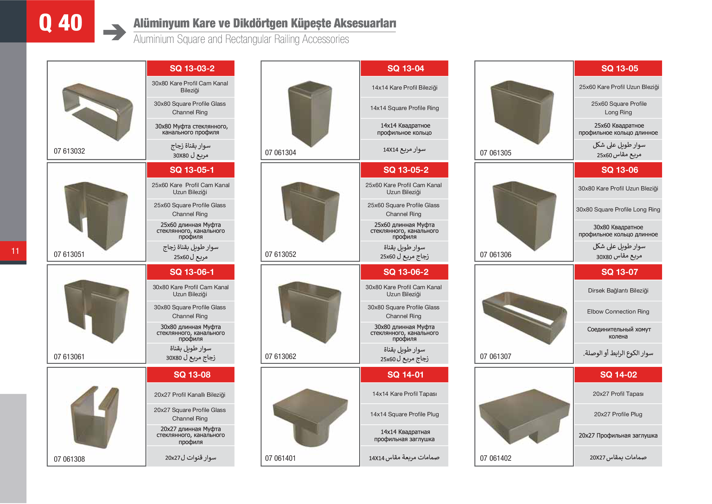 Küpeşte Kare Sistemleri 5